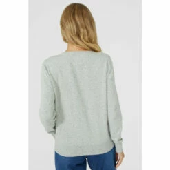 Mantaray Moss Stitch Button Cotton Nep Crew Cardigan For Female -Cheap Mantaray Store unnamed file 3343