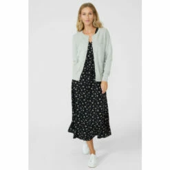 Mantaray Moss Stitch Button Cotton Nep Crew Cardigan For Female -Cheap Mantaray Store unnamed file 3344