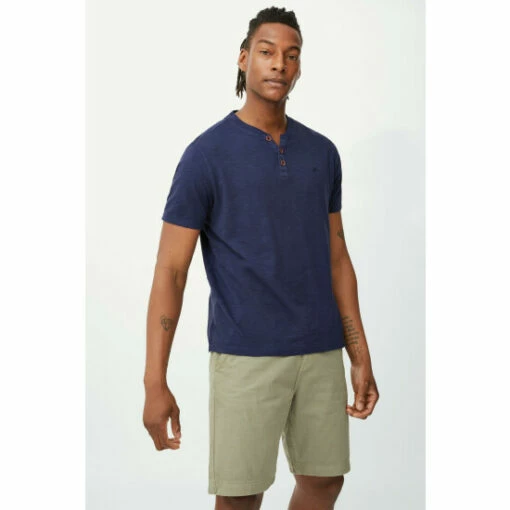 Mantaray Pure Cotton Slub Y Neck T-shirt For Male -Cheap Mantaray Store unnamed file 335