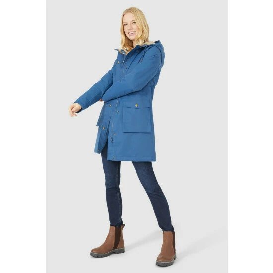 Mantaray Padded Raincoat With Borg Lined Hood For Female 7 Mantaray Padded Raincoat With Borg Lined Hood For Female - Image 7