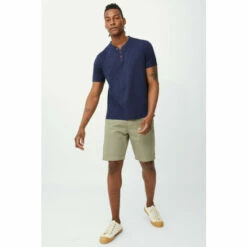 Mantaray Pure Cotton Slub Y Neck T-shirt For Male -Cheap Mantaray Store unnamed file 338