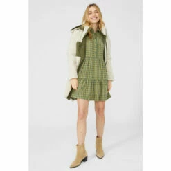 Mantaray Check Tunic Dress For Female -Cheap Mantaray Store unnamed file 3380