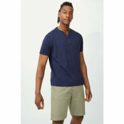 Mantaray Pure Cotton Slub Y Neck T-shirt For Male -Cheap Mantaray Store unnamed file 339