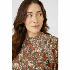 Mantaray Printed Shirred Bodice Midi Dress For Female -Cheap Mantaray Store unnamed file 3403