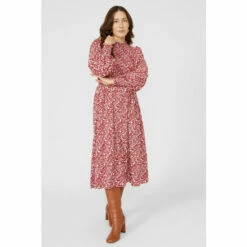 Mantaray Printed Shirred Bodice Midi Dress For Female -Cheap Mantaray Store unnamed file 3407