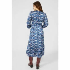 Mantaray Printed Tiered Midi Dress For Female -Cheap Mantaray Store unnamed file 3411