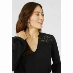 Mantaray Pointelle Stitch Crochet Top For Female -Cheap Mantaray Store unnamed file 3463