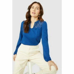 Mantaray Pointelle Stitch Crochet Top For Female -Cheap Mantaray Store unnamed file 3467