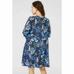 Mantaray Mix & Match Print Long Sleeve Tunic Dress For Female -Cheap Mantaray Store unnamed file 3493