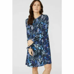 Mantaray Mix & Match Print Long Sleeve Tunic Dress For Female -Cheap Mantaray Store unnamed file 3495