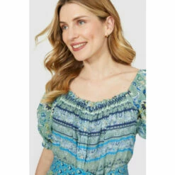 Mantaray Floral Paisley Mix & Match Print Dress For Female -Cheap Mantaray Store unnamed file 3498