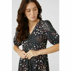 Mantaray Patchwork Floral Printed Midi Dress For Female -Cheap Mantaray Store unnamed file 3601