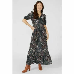 Mantaray Patchwork Floral Printed Midi Dress For Female -Cheap Mantaray Store unnamed file 3604