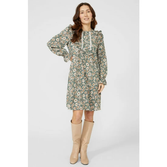 Mantaray Floral Printed Tunic Dress For Female 7 Mantaray Floral Printed Tunic Dress For Female - Image 7