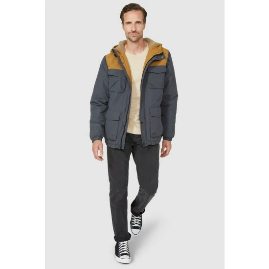 Mantaray Cut & Sew Borg Lined 4 Pocket Jacket For Male 5 Mantaray Cut & Sew Borg Lined 4 Pocket Jacket For Male - Image 5