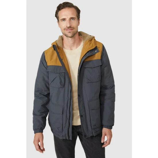 Mantaray Cut & Sew Borg Lined 4 Pocket Jacket For Male 6 Mantaray Cut & Sew Borg Lined 4 Pocket Jacket For Male - Image 6