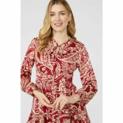 Mantaray Paisley Print Notch Neck Tunic Dress For Female -Cheap Mantaray Store unnamed file 3727