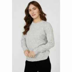Mantaray Pointelle Stitch Nep Crew Neck Jumper For Female -Cheap Mantaray Store unnamed file 3737