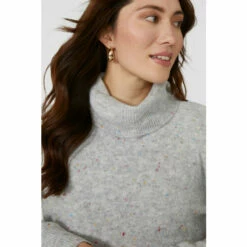 Mantaray Pointelle Stitch Nep Roll Neck Jumper For Female 9 Mantaray Pointelle Stitch Nep Roll Neck Jumper For Female -Cheap Mantaray Store unnamed file 3741