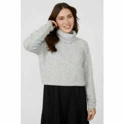 Mantaray Pointelle Stitch Nep Roll Neck Jumper For Female 12 Mantaray Pointelle Stitch Nep Roll Neck Jumper For Female -Cheap Mantaray Store unnamed file 3744