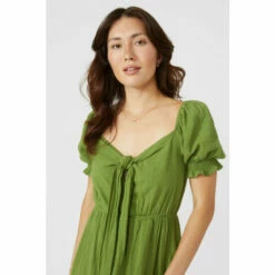 Mantaray Tie Front Dress For Female -Cheap Mantaray Store unnamed file 3772