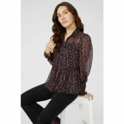 Mantaray Floral Print Chiffon Tiered Shirt For Female 10 Mantaray Floral Print Chiffon Tiered Shirt For Female -Cheap Mantaray Store unnamed file 378