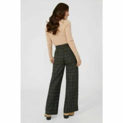 Mantaray Jersey Checked Wide Leg Trouser For Female -Cheap Mantaray Store unnamed file 3780