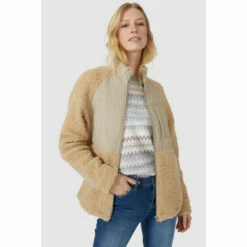 Mantaray Quilted Woven Front Borg Jacket For Female 11 Mantaray Quilted Woven Front Borg Jacket For Female -Cheap Mantaray Store unnamed file 3789