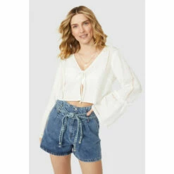 Mantaray Double Loop Denim Short For Female -Cheap Mantaray Store unnamed file 3820
