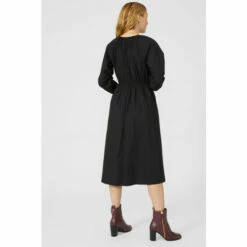 Mantaray Cotton Poplin Tie Waist Shirt Dress For Female -Cheap Mantaray Store unnamed file 3830