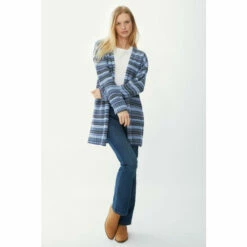 Mantaray Edge To Edge Multi Stripe Cardigan For Female