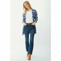 Mantaray Edge To Edge Multi Stripe Cardigan For Female -Cheap Mantaray Store unnamed file 3850