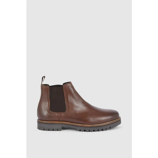 Mantaray Harvey Leather Chunky Sole Chelsea Boot For Male 1 Mantaray Harvey Leather Chunky Sole Chelsea Boot For Male