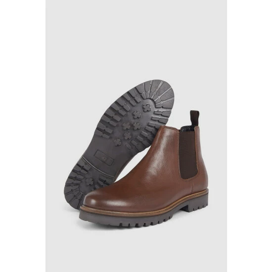 Mantaray Harvey Leather Chunky Sole Chelsea Boot For Male 4 Mantaray Harvey Leather Chunky Sole Chelsea Boot For Male - Image 4