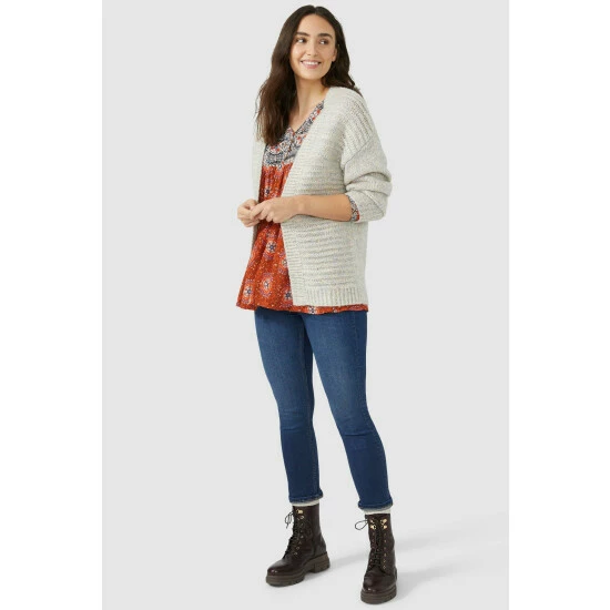 Mantaray Circle Floral Mix & Match Lace Trim Tunic For Female 4 Mantaray Circle Floral Mix & Match Lace Trim Tunic For Female - Image 4