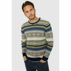 Mantaray Fairisle Crew Neck Jumper For Male -Cheap Mantaray Store unnamed file 3890