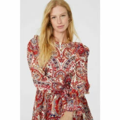 Mantaray Paisley Printed Frill Detail Top For Female -Cheap Mantaray Store unnamed file 3902