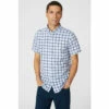 Mantaray Textured Double Check Shirt For Male