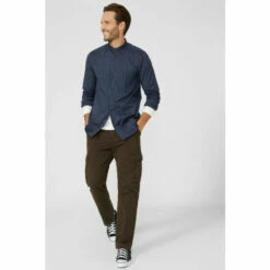 Mantaray Varied Stripe Ls Grandad Collar Shirt For Male -Cheap Mantaray Store unnamed file 3952