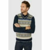 Mantaray Fairisle Tank Jumper For Male
