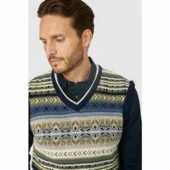 Mantaray Fairisle Tank Jumper For Male -Cheap Mantaray Store unnamed file 3982