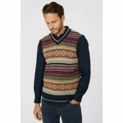 Mantaray Fairisle Tank Jumper For Male -Cheap Mantaray Store unnamed file 3987