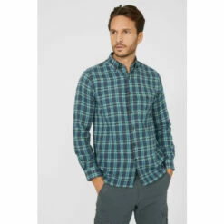 Mantaray Brushed Grid Check Shirt For Male