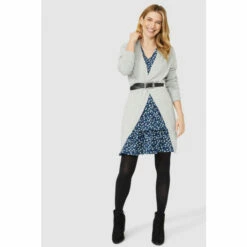 Mantaray Contrast Moss Stitch Longline Cardigan For Female -Cheap Mantaray Store unnamed file 4