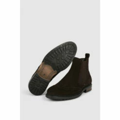 Mantaray Morris Suede Brogue Detail Chelsea Boot For Male -Cheap Mantaray Store unnamed file 4003