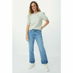 Mantaray Floral Print Turn Up Jean For Female