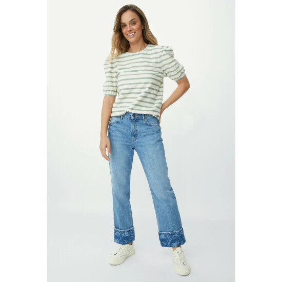 Mantaray Floral Print Turn Up Jean For Female 6 Mantaray Floral Print Turn Up Jean For Female - Image 6