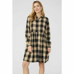 Mantaray Brushed Check Tunic Dress For Female -Cheap Mantaray Store unnamed file 4075