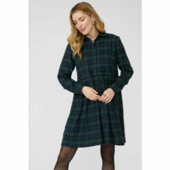 Mantaray Brushed Check Tunic Dress For Female -Cheap Mantaray Store unnamed file 4076