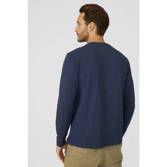 Mantaray Ls Slub Crew Neck T-shirt With Dorito For Male 4 Mantaray Ls Slub Crew Neck T-shirt With Dorito For Male - Image 4